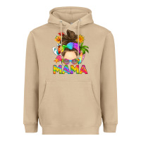 Mushroom messy bun mama summer Heavyweight Hoodie - RanaPortraitStore