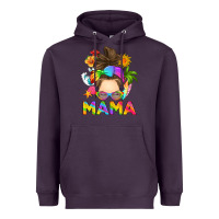 Plum messy bun mama summer Heavyweight Hoodie - RanaPortraitStore