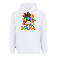 White messy bun mama summer Heavyweight Hoodie - RanaPortraitStore