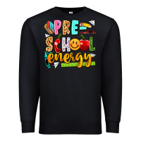 Black pre school energy Premium Sweatshirt - texasbilliewilder