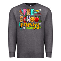 Charcoal Heather pre school energy Premium Sweatshirt - texasbilliewilder