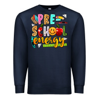 Navy pre school energy Premium Sweatshirt - texasbilliewilder