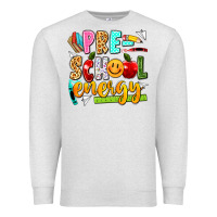Oatmeal Heather pre school energy Premium Sweatshirt - texasbilliewilder