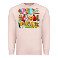 Pale Pink pre school energy Premium Sweatshirt - texasbilliewilder