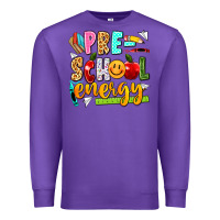 Purple pre school energy Premium Sweatshirt - texasbilliewilder