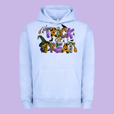 Trick Or Treat Urban Hoodie Designed By Bundleandbundleshop