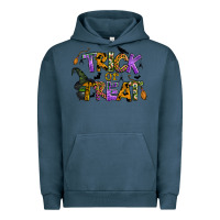 Pigment Midnight Navy trick or treat Urban Hoodie - BundleAndBundleShop