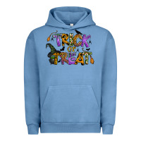 Pigment Pebble Blue trick or treat Urban Hoodie - BundleAndBundleShop