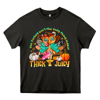 Asphalt The Turkey Ain’t The Only Thing Lookin Thick & J Heavy Core Tee - CowhideDigitalArt