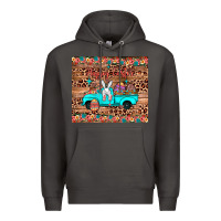 Smoke happy easter truck Premium Hoodie - JahusDesignShop