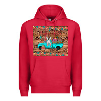 Cardinal happy easter truck Premium Hoodie - JahusDesignShop
