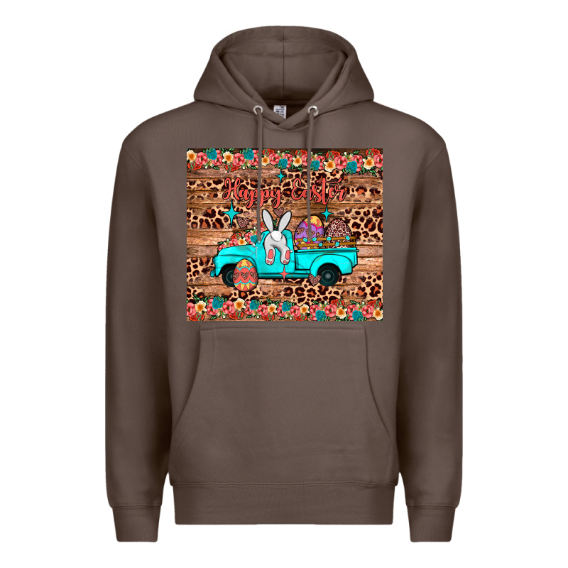 Happy Easter Truck Premium Hoodie by JahusDesignShop | Teevron