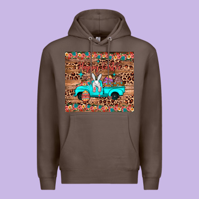 Happy Easter Truck Premium Hoodie Designed By Jahusdesignshop