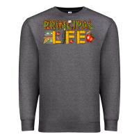 Charcoal Heather principal life Premium Sweatshirt - texasbilliewilder