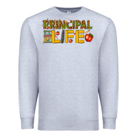 Heather Grey principal life Premium Sweatshirt - texasbilliewilder
