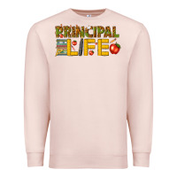 Pale Pink principal life Premium Sweatshirt - texasbilliewilder