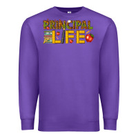 Purple principal life Premium Sweatshirt - texasbilliewilder