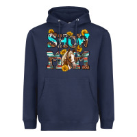 Navy show mom horse Heavyweight Hoodie - RanaPortraitStore