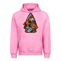 Fuchsia Pink arrowhead rodeo Urban Hoodie - JahusDesignShop