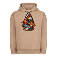 Pigment Burro arrowhead rodeo Urban Hoodie - JahusDesignShop