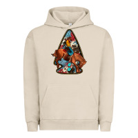 Pigment French Oak arrowhead rodeo Urban Hoodie - JahusDesignShop