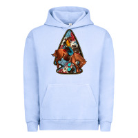 Pigment Grape Ice arrowhead rodeo Urban Hoodie - JahusDesignShop