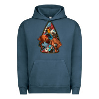 Pigment Midnight Navy arrowhead rodeo Urban Hoodie - JahusDesignShop