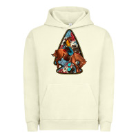 Pigment Pistachio arrowhead rodeo Urban Hoodie - JahusDesignShop