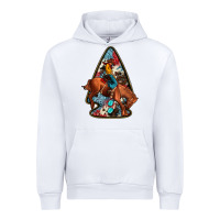 White arrowhead rodeo Urban Hoodie - JahusDesignShop