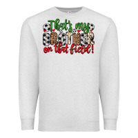 Oatmeal Heather that s my brother on that field Premium Sweatshirt - Zillion Design Studio