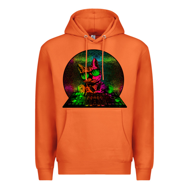 House Cat (rainbow Dj Kitty) Premium Hoodie by Bettercallsaul | Teevron