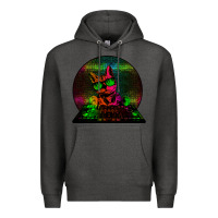 Charcoal Heather HOUSE CAT (Rainbow DJ Kitty) Premium Hoodie - Bettercallsaul