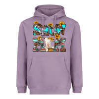 Lavender show mom goat Heavyweight Hoodie - RanaPortraitStore