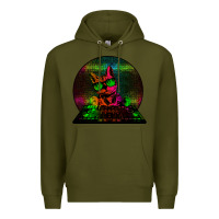 Army Green HOUSE CAT (Rainbow DJ Kitty) Premium Hoodie - Bettercallsaul