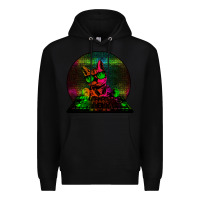 Black HOUSE CAT (Rainbow DJ Kitty) Premium Hoodie - Bettercallsaul