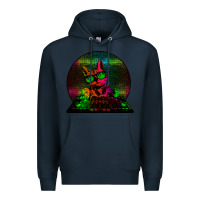 Navy HOUSE CAT (Rainbow DJ Kitty) Premium Hoodie - Bettercallsaul