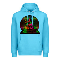 Ocean Blue HOUSE CAT (Rainbow DJ Kitty) Premium Hoodie - Bettercallsaul