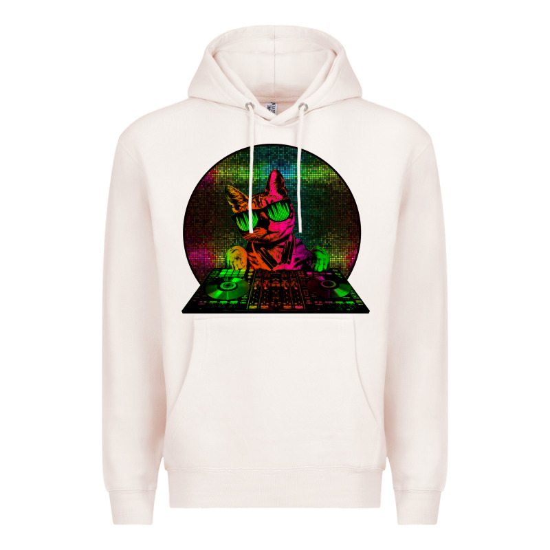 House Cat (rainbow Dj Kitty) Premium Hoodie by Bettercallsaul | Teevron
