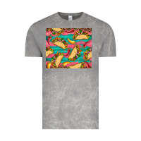 Cloud Rock mexican taco paper glitter leopard wooden Vintage Tee - Artiststas