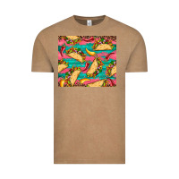 Vintage Coffee mexican taco paper glitter leopard wooden Vintage Tee - Artiststas