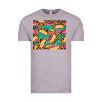 Vintage Zinc mexican taco paper glitter leopard wooden Vintage Tee - Artiststas