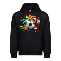 Black joy with soccer element and Christmas Urban Hoodie - AdoDesignShop