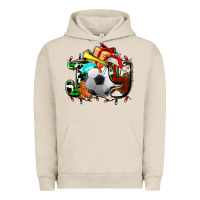 Pigment French Oak joy with soccer element and Christmas Urban Hoodie - AdoDesignShop
