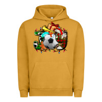 Pigment Peanut Butter joy with soccer element and Christmas Urban Hoodie - AdoDesignShop
