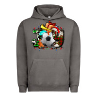 Pigment Tornado joy with soccer element and Christmas Urban Hoodie - AdoDesignShop