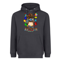 Smoke messy bun autism mom Heavyweight Hoodie - RanaPortraitStore