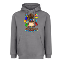 Storm messy bun autism mom Heavyweight Hoodie - RanaPortraitStore