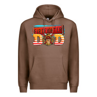 Chestnut firefighter dad Premium Hoodie - AdoDesignShop