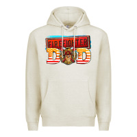 Oatmeal Heather firefighter dad Premium Hoodie - AdoDesignShop