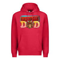 Cardinal firefighter dad Premium Hoodie - AdoDesignShop